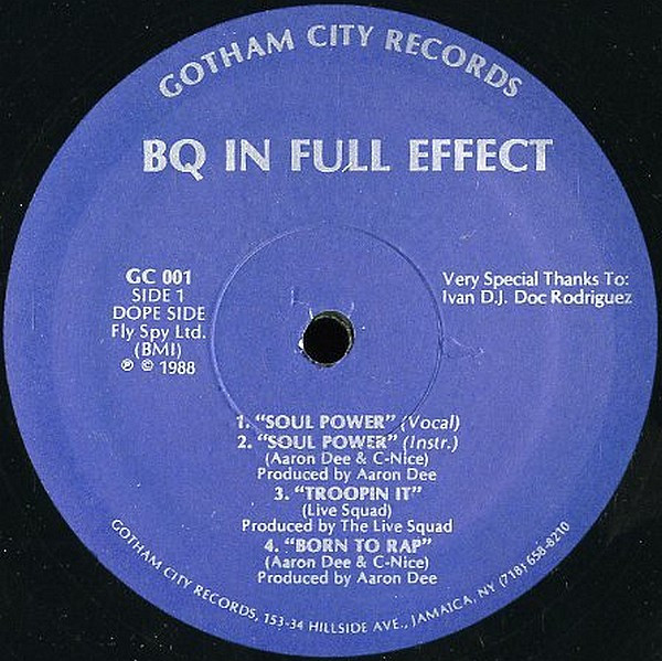 BQ In Full Effect (1988, Vinyl) - Discogs