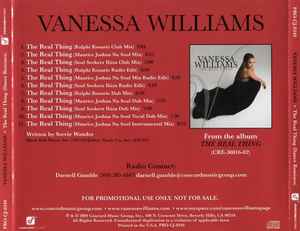 Vanessa Williams - The Real Thing (Dance Remixes) album cover