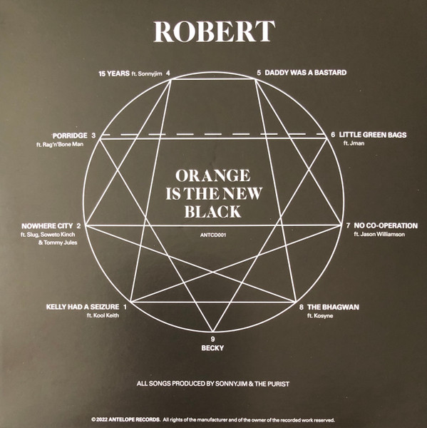 Robert - Orange Is The New Black | Antelope Records (ANTCD001) - 3