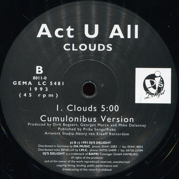 télécharger l'album Act U All - Clouds