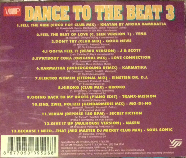 Album herunterladen Various - Dance To The Beat 3