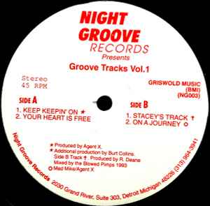 Agent-X - Groove Tracks Vol. 1 album cover