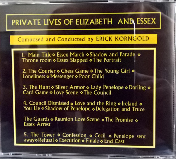 Album herunterladen Erich Wolfgang Korngold - Private Lives Of Elizabeth And Essex