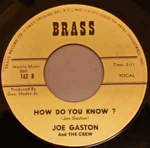 Joe Gaston (2) - How Do You Know? / Without You album cover