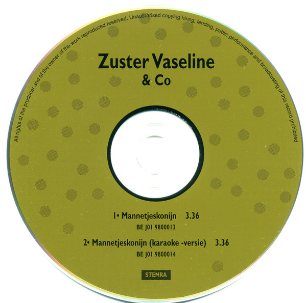 télécharger l'album Zuster Vaseline & Co - Mannetjeskonijn