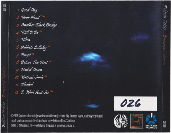 last ned album Fektion Fekler - Immersed Heroics Vol I Rarities 1992 1995
