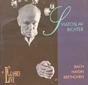 Sviatoslav Richter - Bach / Haydn / Beethoven album cover