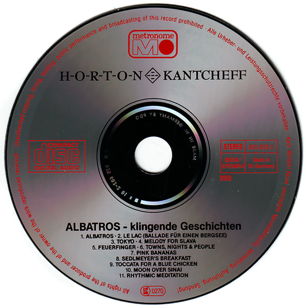 last ned album Horton & Kantcheff - Albatros Klingende Geschichten