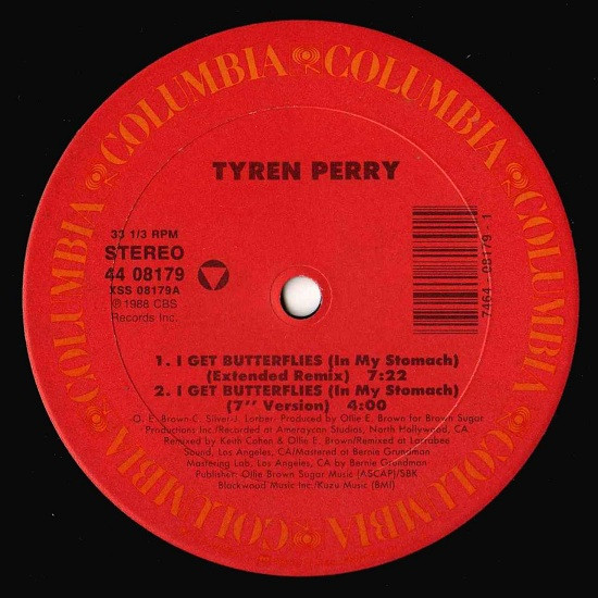 last ned album Tyren Perry - I Get Butterflies In My Stomach