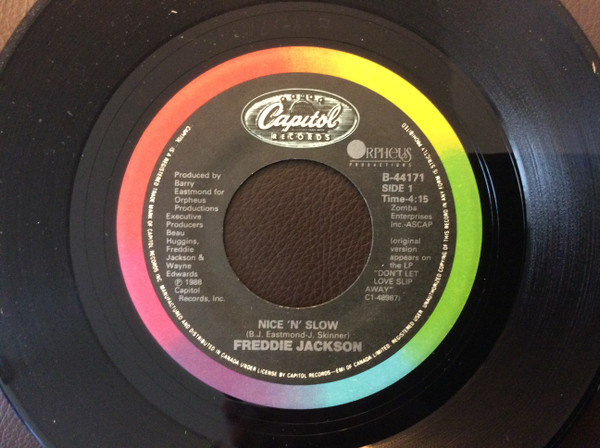 Freddie Jackson - Nice 'N' Slow | Capitol Records (B-44171) - 3