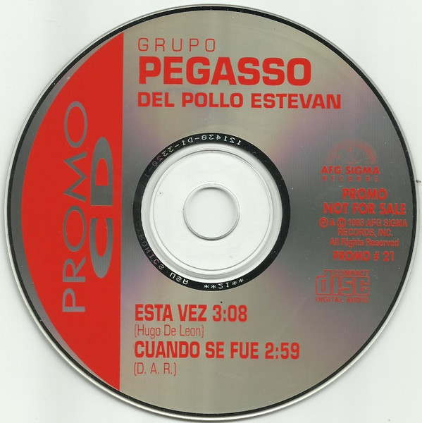 Grupo Pegasso – Esta Vez (1993, CD) - Discogs