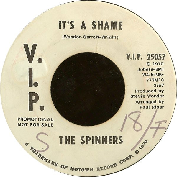 The Spinners – It's A Shame (1970, ARP , Vinyl) - Discogs