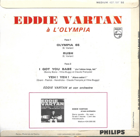 lataa albumi Eddie Vartan Et Son Orchestre - À LOlympia