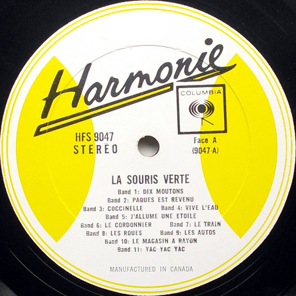 La Souris Verte - La Souris Verte | Harmonie (HFS 9047) - 3