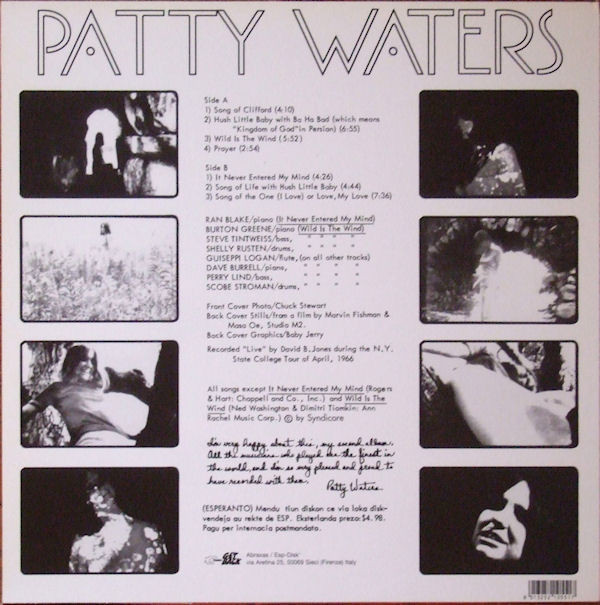 baixar álbum Patty Waters - College Tour