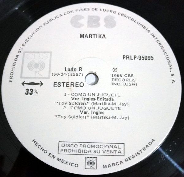 baixar álbum Martika - Como Un Juguete Toy Soldiers