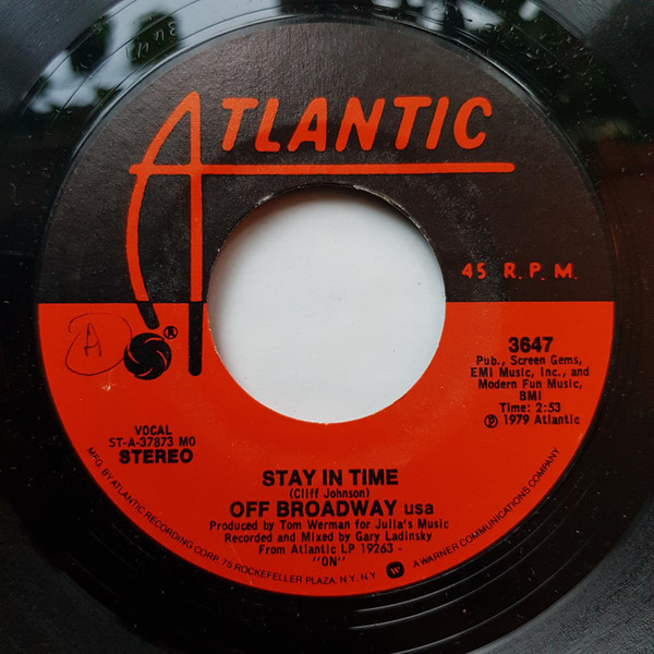 Off Broadway usa – Stay In Time (1980, Vinyl) - Discogs