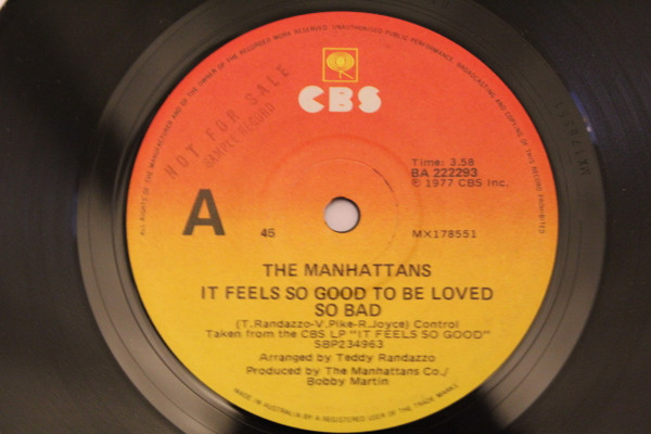 The Manhattans - It Feels So Good To Be Loved So Bad (Echo) w-Lyrics 
