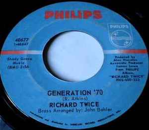 Richard Twice - Generation '70 album cover