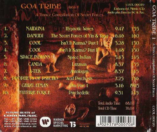 descargar álbum Various - Goa Tribe Area 1 A Trance Compilation Of Secret Forces