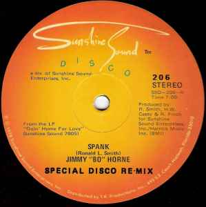 Jimmy "Bo" Horne - Spank (Special Disco Re-Mix) album cover