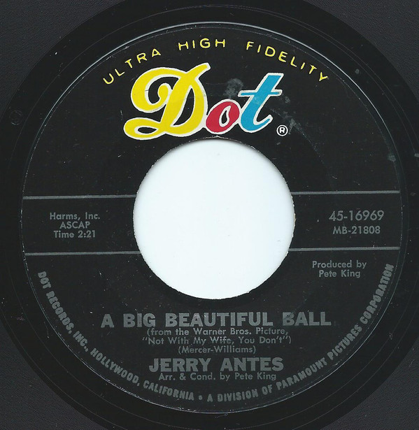 last ned album Jerry Antes - A Big Beautiful Ball