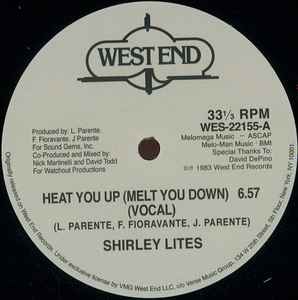 Shirley Lites - Heat You Up (Melt You Down) album cover
