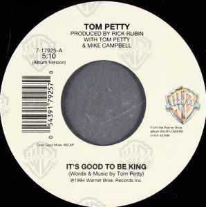 Tom Petty - It's Good To Be King album cover