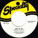 Cover of Rip It Up / Ready Teddy, 1956, Vinyl