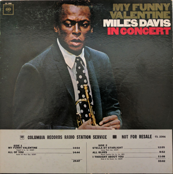 Miles Davis – My Funny Valentine - Miles Davis In Concert