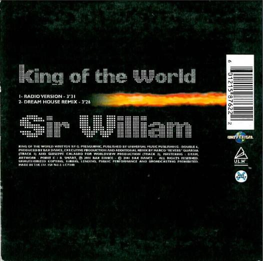 télécharger l'album Sir William - King Of The World