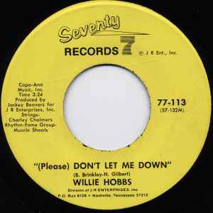 Willie Hobbs - (Please) Don't Let Me Down album cover