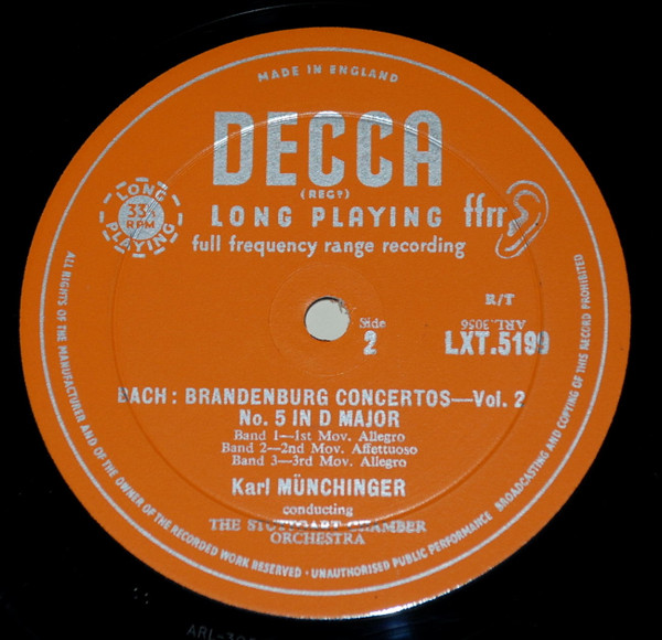 last ned album JS Bach, Karl Münchinger, Stuttgart Chamber Orchestra - I Sei Concerti Brandeburghesi