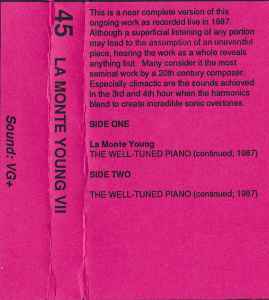 La Monte Young - VII アルバムカバー