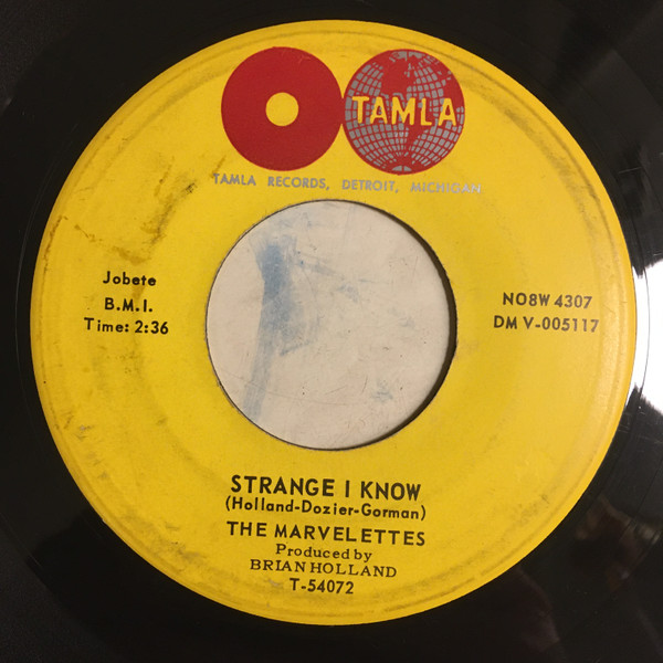 The Marvelettes – Strange I Know (1962, Vinyl) - Discogs