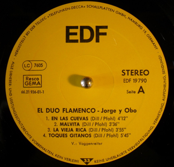 last ned album Jorge Y Obo - El Duo Flamenco