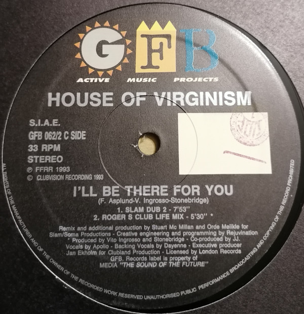 last ned album House Of Virginism - Ill be There for you