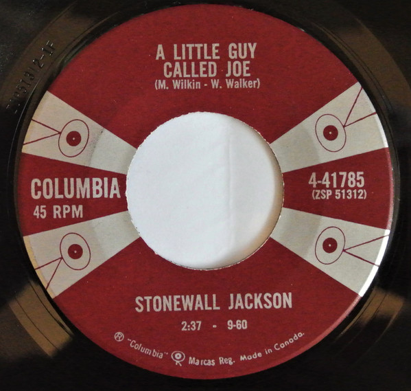 Stonewall Jackson – A Little Guy Called Joe (1960, Vinyl) - Discogs