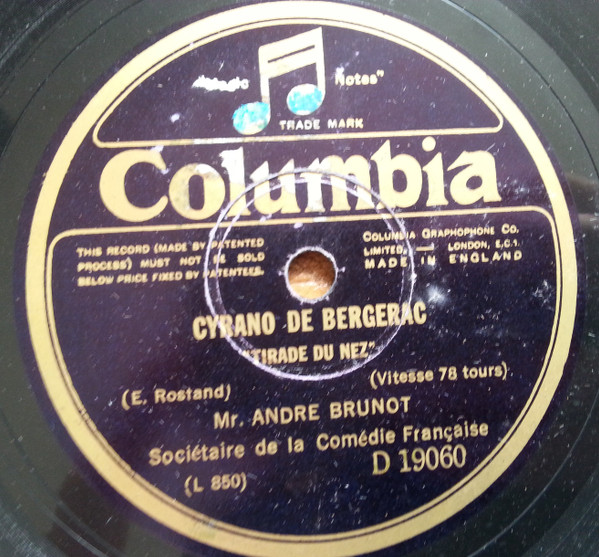 télécharger l'album Mr Andre Brunot - Cyrano De Bergerac