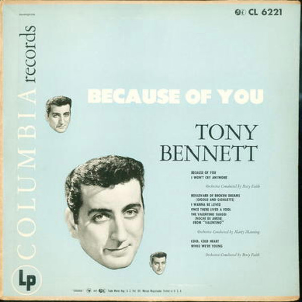 Tony Bennett Because Of You 1952 Vinyl Discogs 