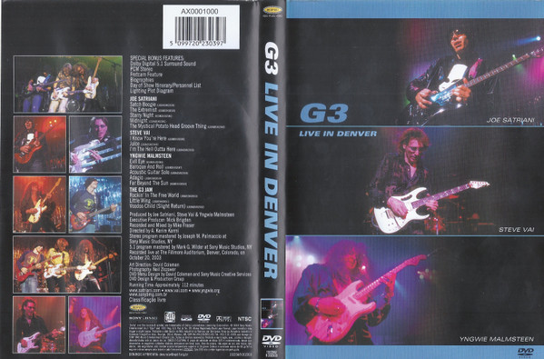 G3 Live in Denver / [DVD] [Import] cm3dmju