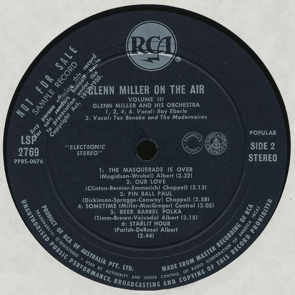 descargar álbum Glenn Miller - On The Air Volume 3