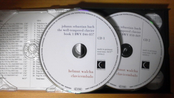 last ned album Helmut Walcha, Johann Sebastian Bach - The Well tempered Clavier Books 12