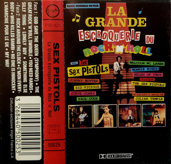 Sex Pistols – La Grande Escroquerie Du Rock 'N' Roll (1985, Cassette) -  Discogs