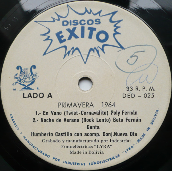 last ned album Humberto Castillo Con Acomp Conj Nueva Ola - Primavera 1964