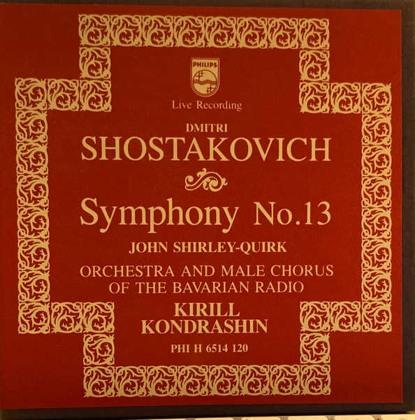 Shostakovich, Symphonie Orchester Und Männerchor Des Bayerischen