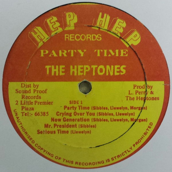 大流行中！ レゲエ レコード PARTY THE TIME HEPTONES 洋楽