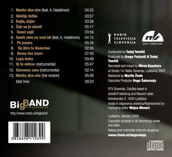 ladda ner album Eva Hren & Big Band RTV Slovenija - Etno