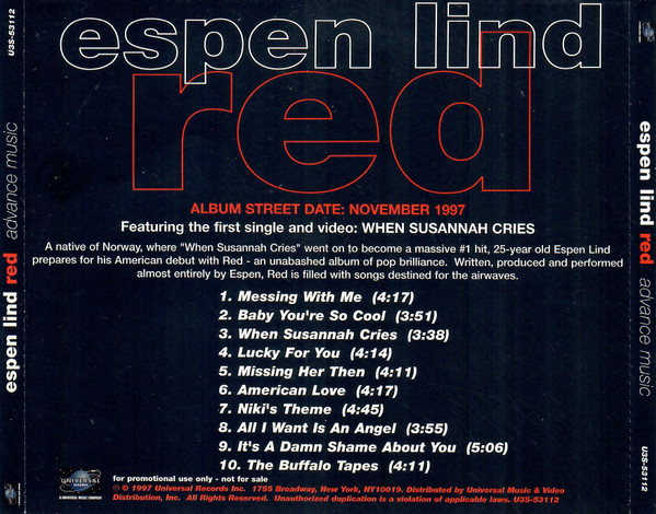 Espen Lind – (1997, CD) - Discogs