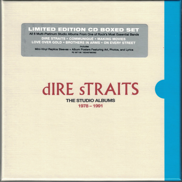 Dire Straits The Studio Albums 1978-1991 CD Box Set 6 discs (2020